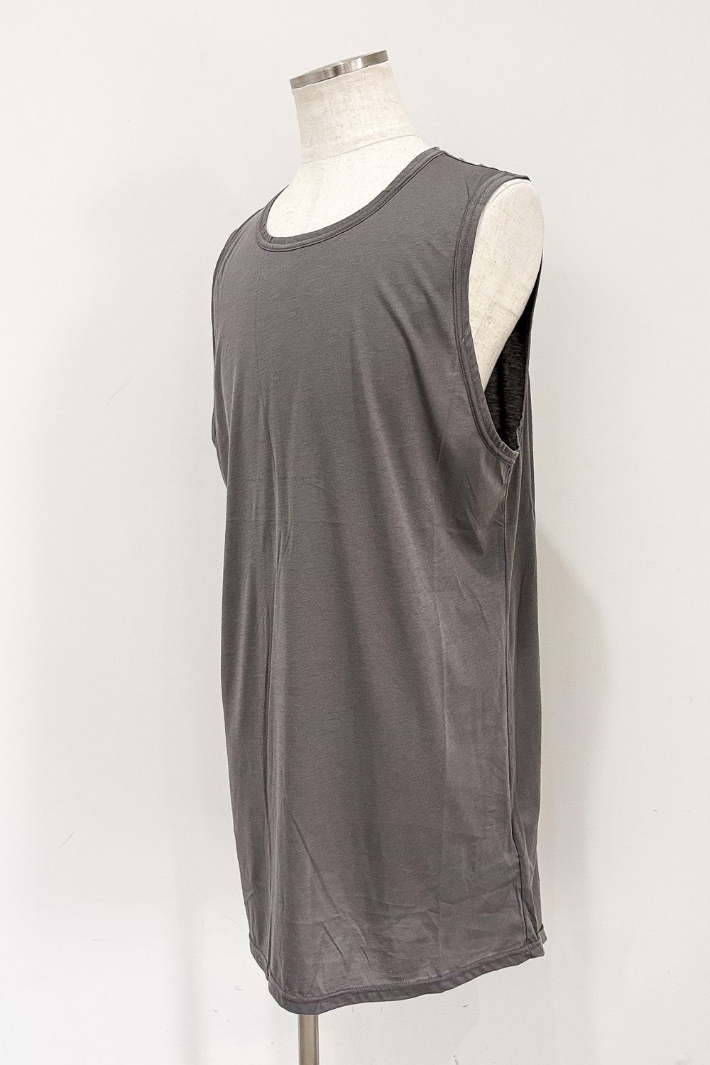 ロングタンクトップ / LONG TANK TOP / グレー / ag-6083-3