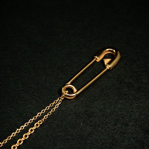 ピンネックレス / B / ゴールド / PIN NECKLACE / B / GOLD
