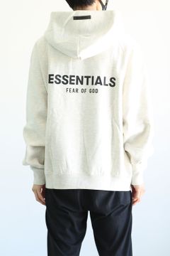 21SS BACK LOGO HOODIE (RUBBER) / ライトオートミール