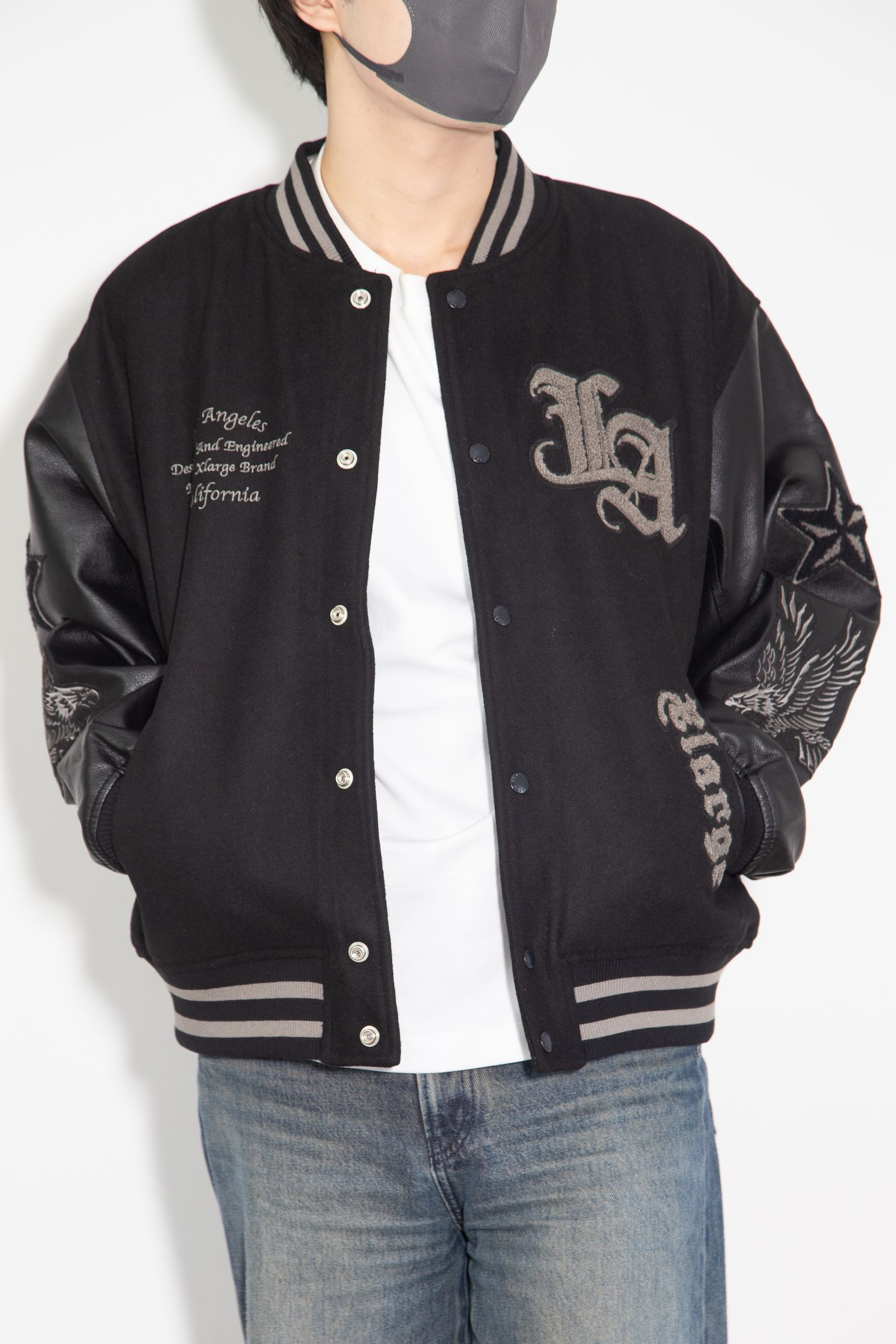 VARSITY JACKET / ブラック