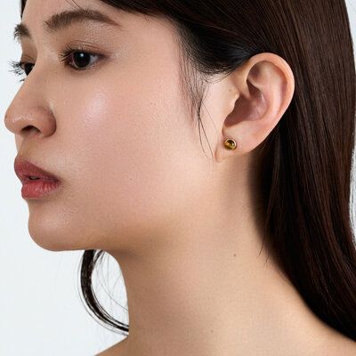 Baroque Stud Pierce/ ブラウン