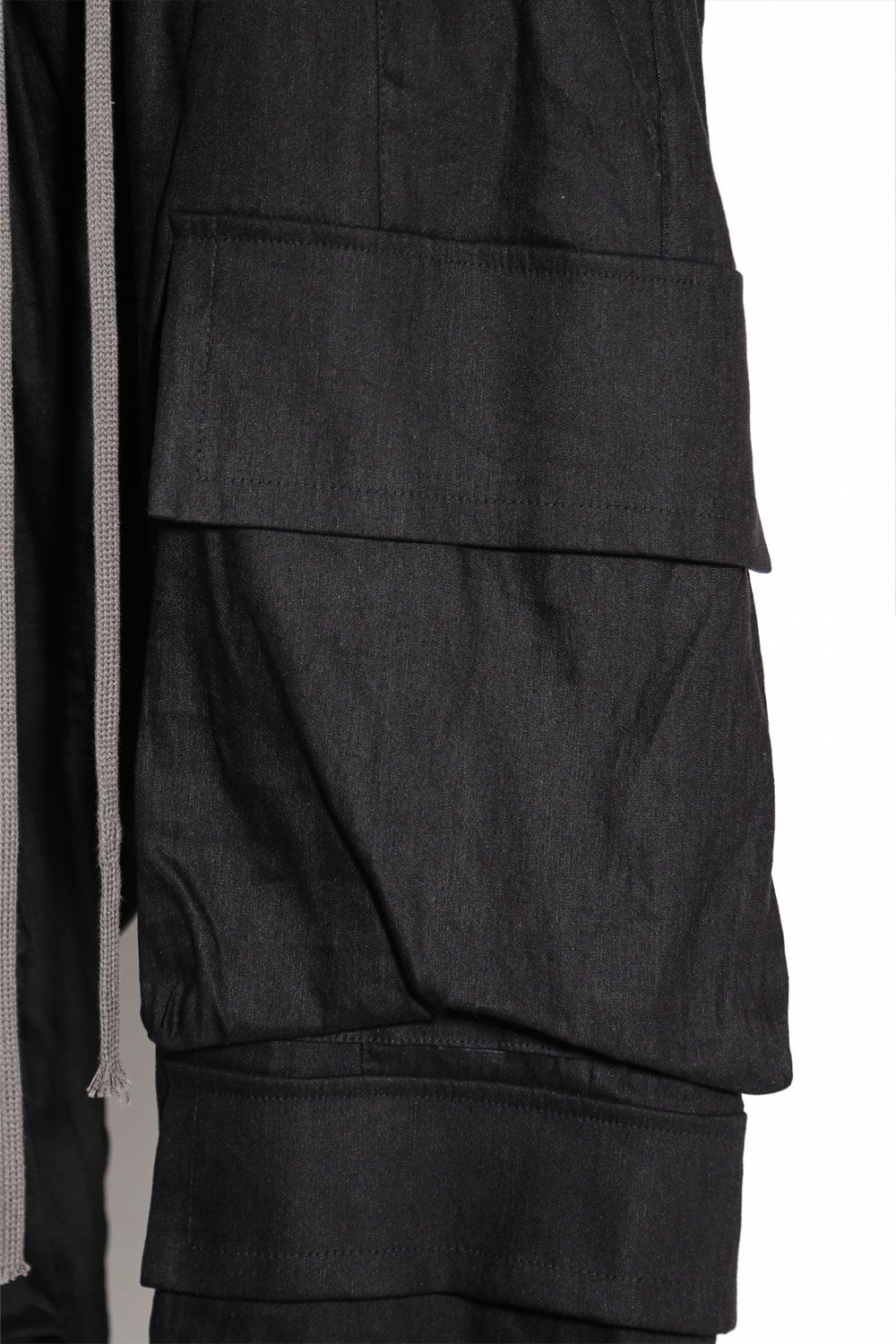 ミリタリーサルエルパンツ / Military Sarouel Long Pants / ブラック / ag-9067