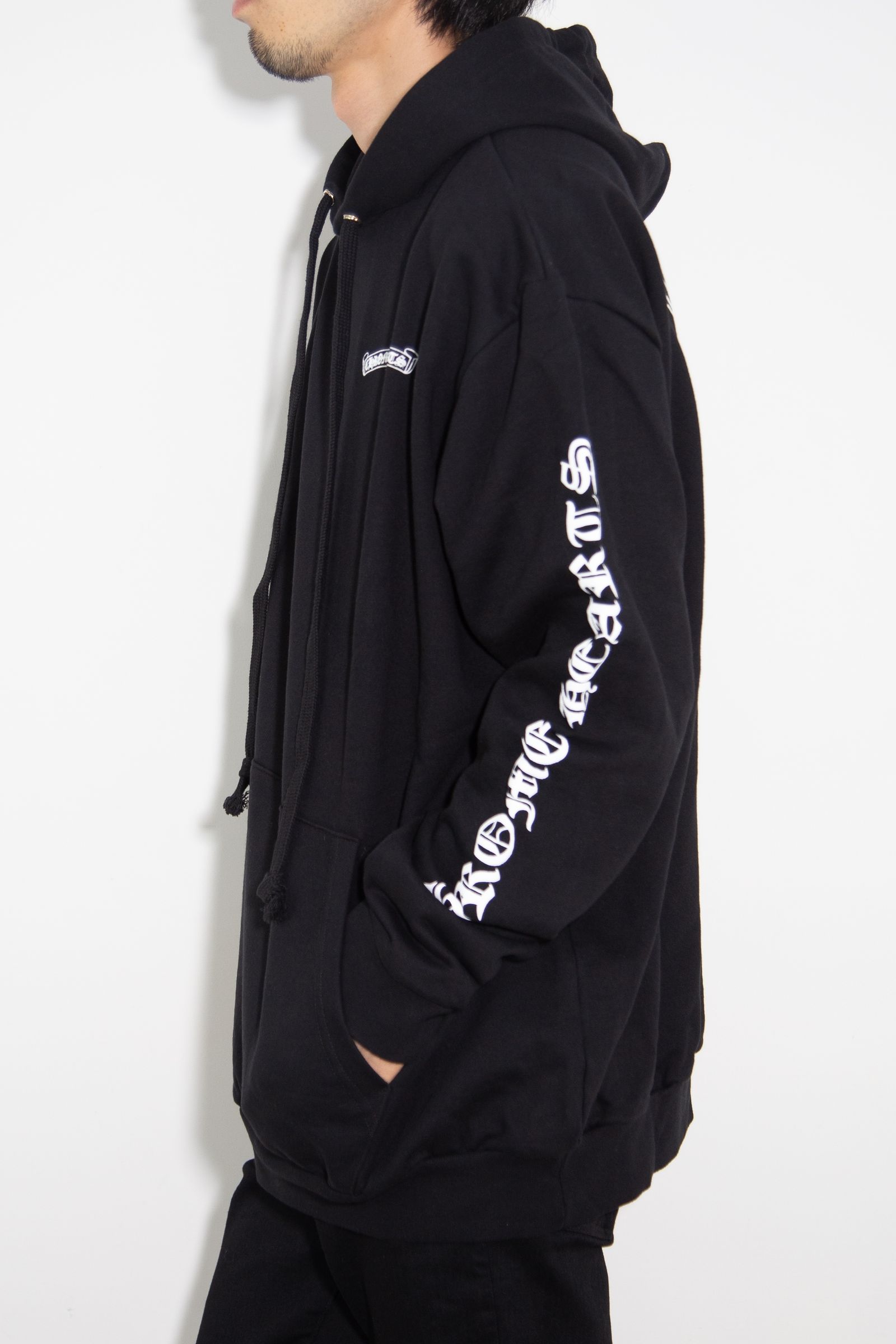 CHROME HEARTS - Script Logo Pullover Hoodie | Tempt