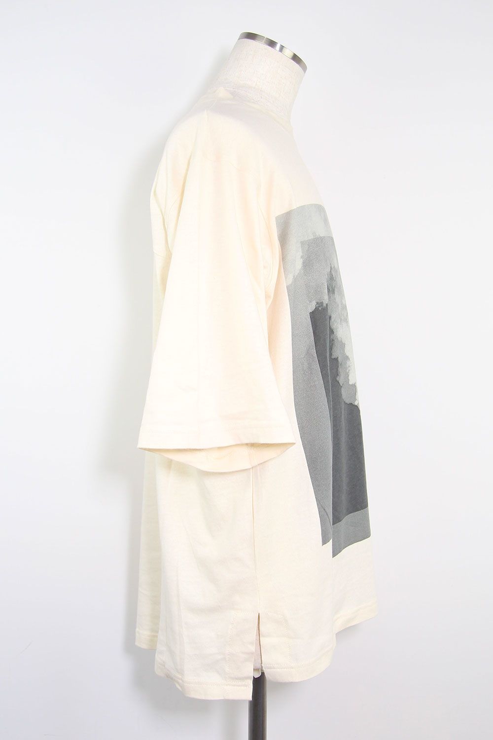 T-SHIRT 123-102 / リラックスフィットクルーネックTee / クリーム