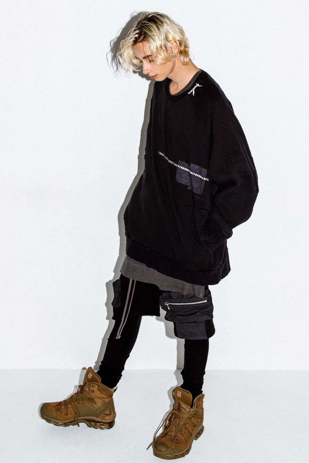 Cargo Sarouel Bomber Heat Shorts / ブラック