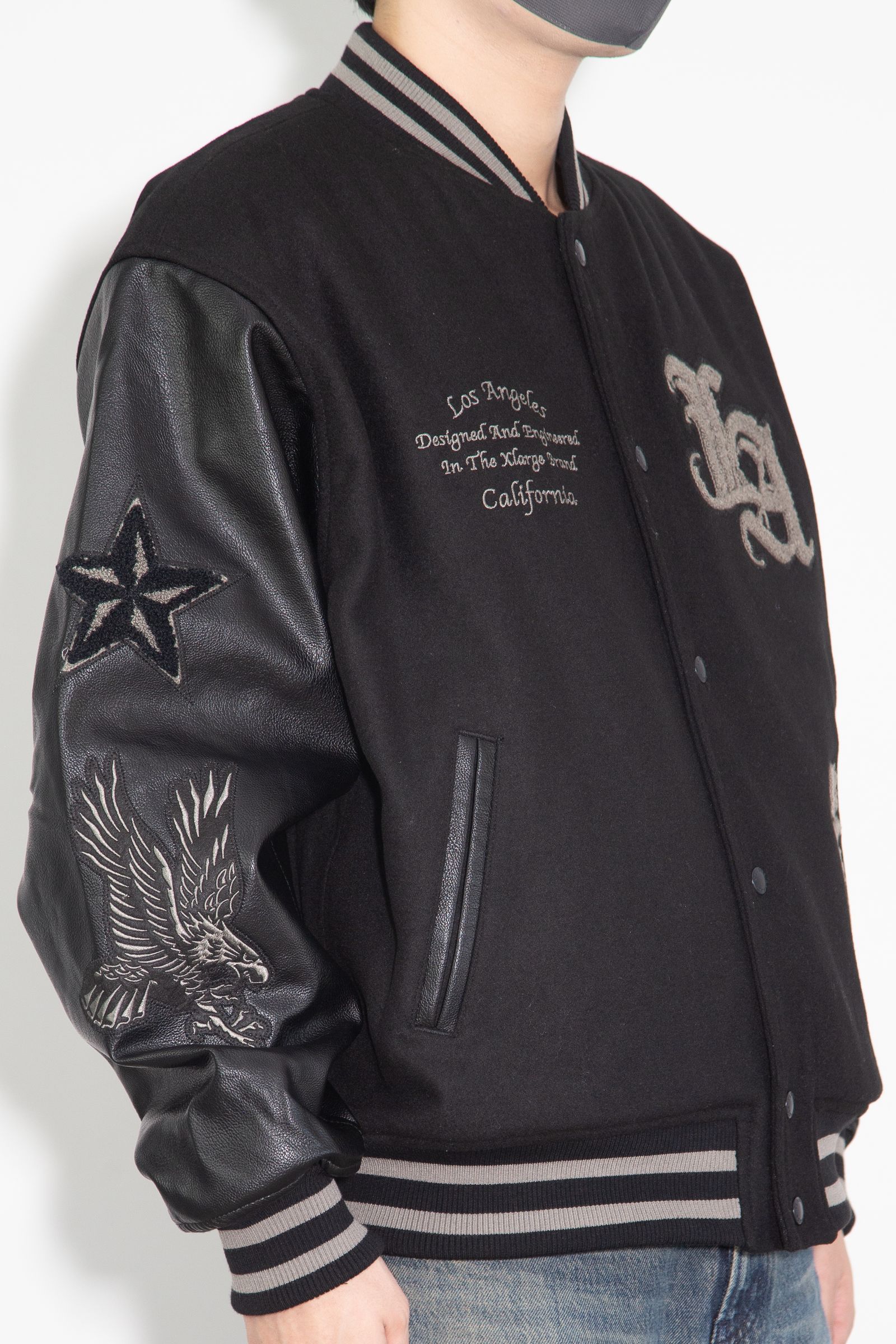 VARSITY JACKET / ブラック