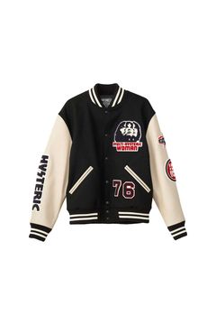 SPEAK NO EVILワッペン スタジャン / ブラック