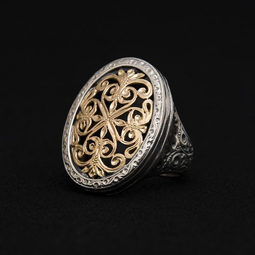 Garden Shadows Big Oval Ring / GR105