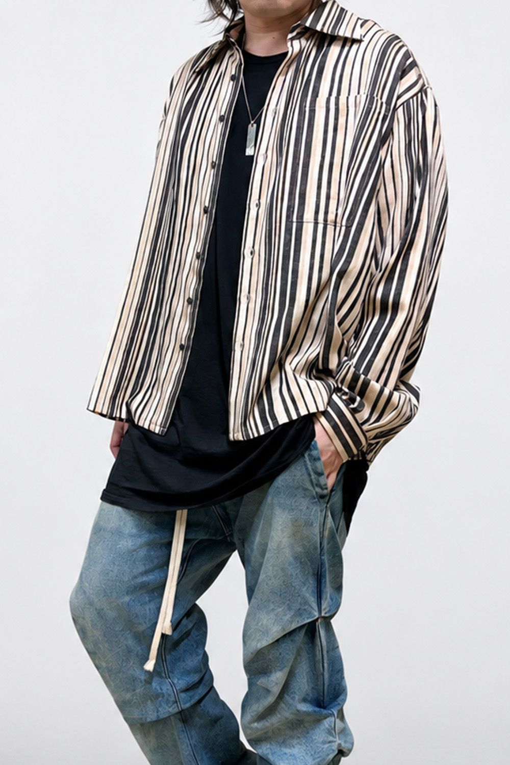 Striped Oversized Shirt