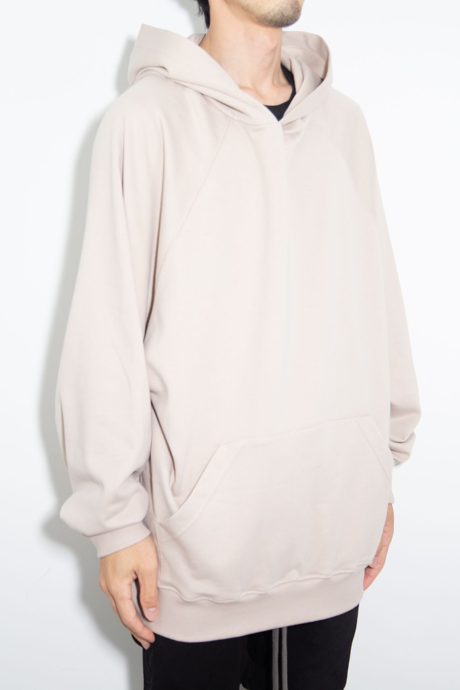 ライトウェイトオーバーサイズパーカー / Light Weight Sweat Hoodie / ライトベージュ / ag-7040