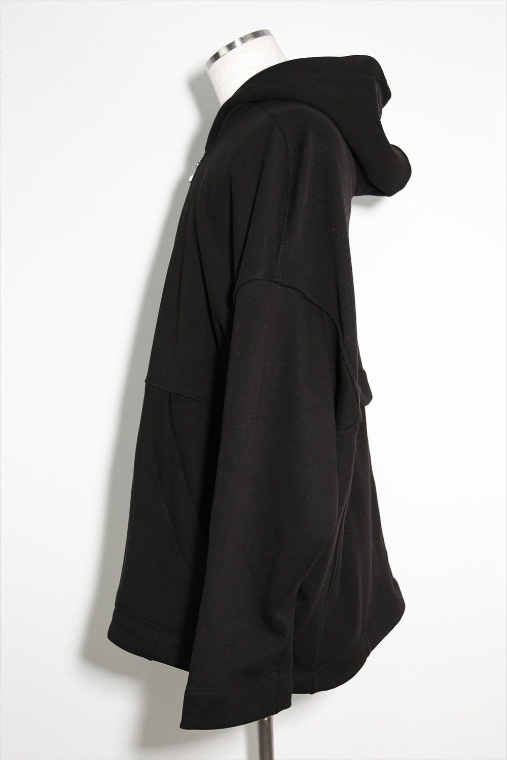 ボンバーヒートオーバーサイズジップフーディー / Bomber Heat ZIP Jumbo Hoodie / ブラック / ag-10056