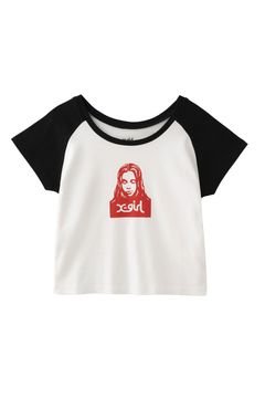 FACE RAGLAN S/S BABY TEE / ホワイト