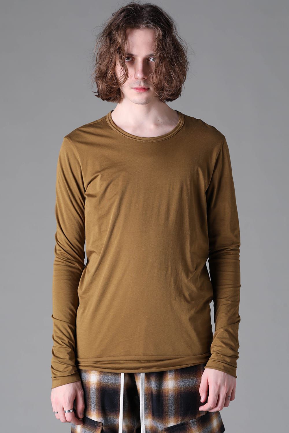 Layered Crew-Neck Log Sleeve