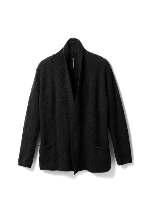 MOHAIR SOLID REVER CARDE / ブラック
