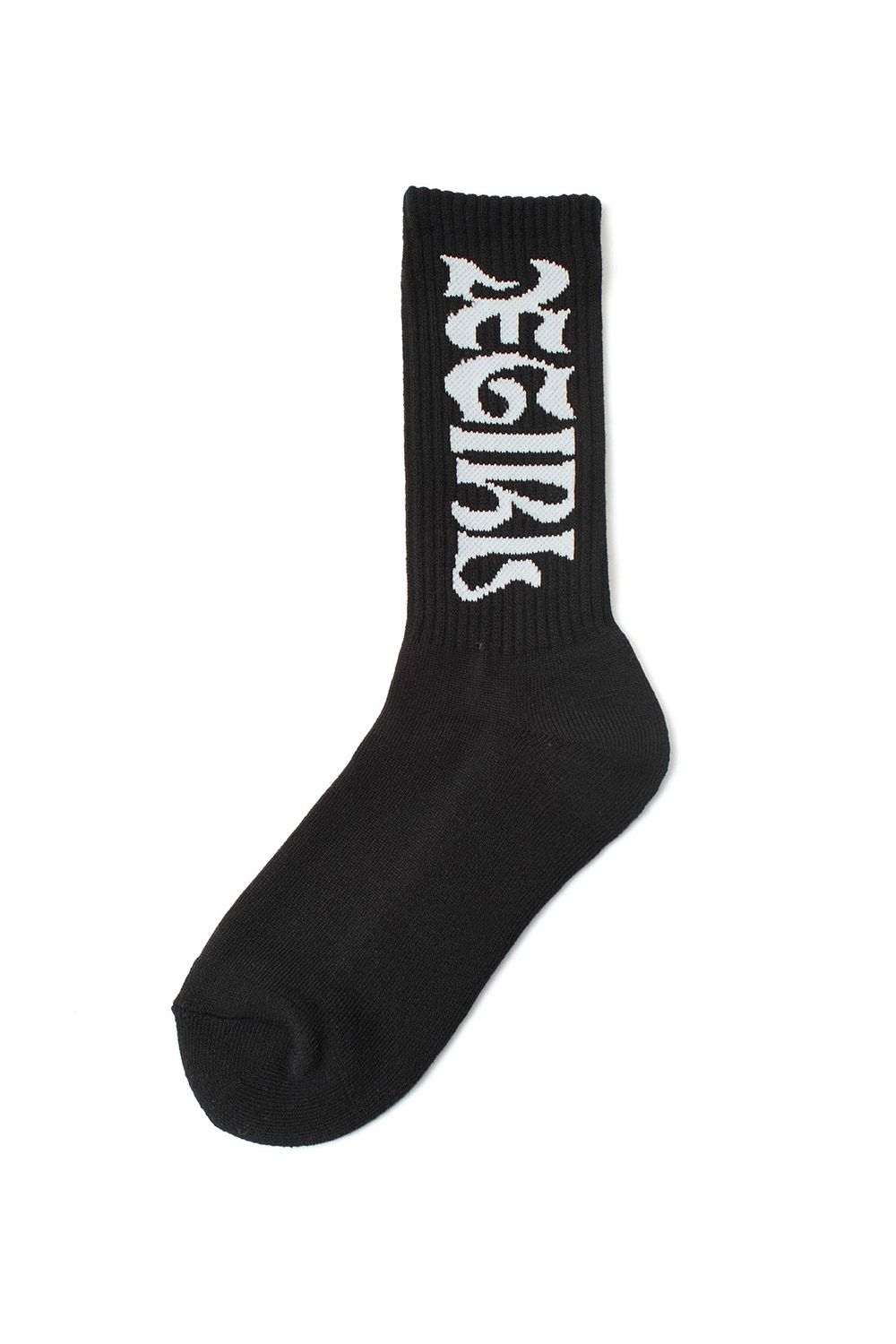 WIDE GOTHIC LOGO JACQUARD SOCKS -