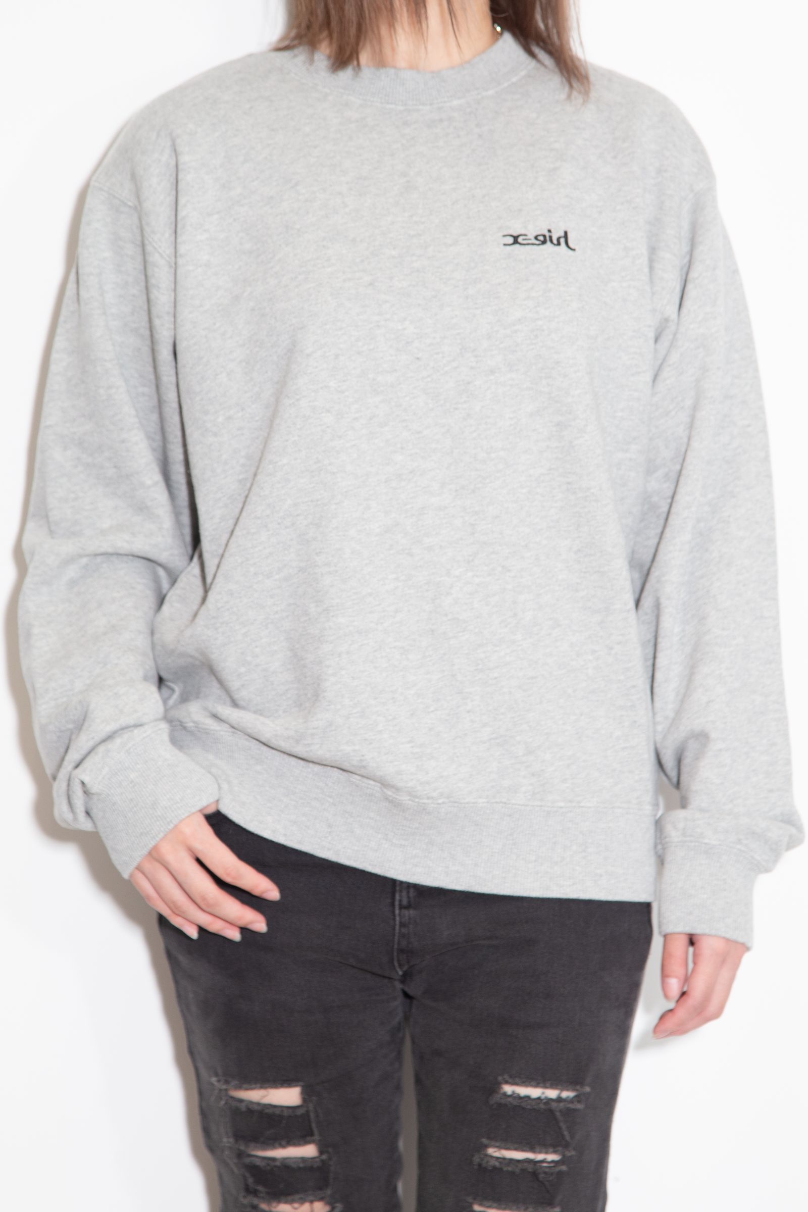 ARCH LOGO AND FACE PATCH SWEATSHIRT / アッシュ