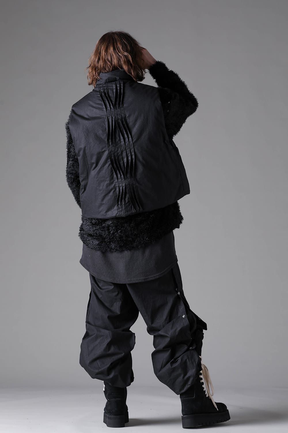 Padded High-Neck Vest