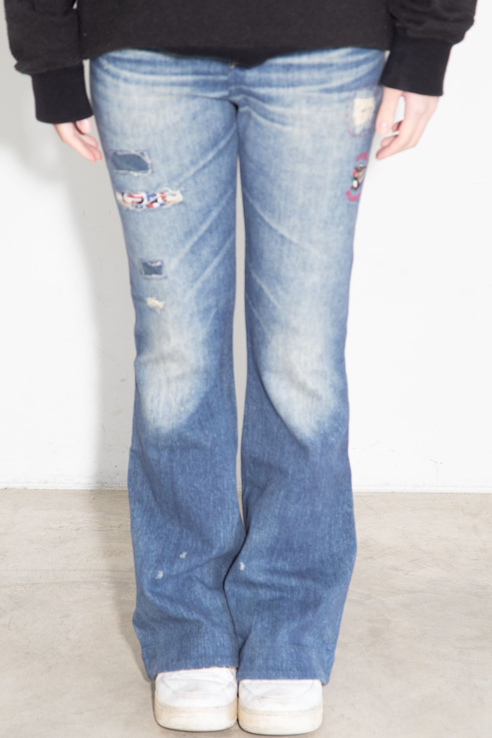 LEOPARD柄 リバーシブルスウェットパンツ / マルチ