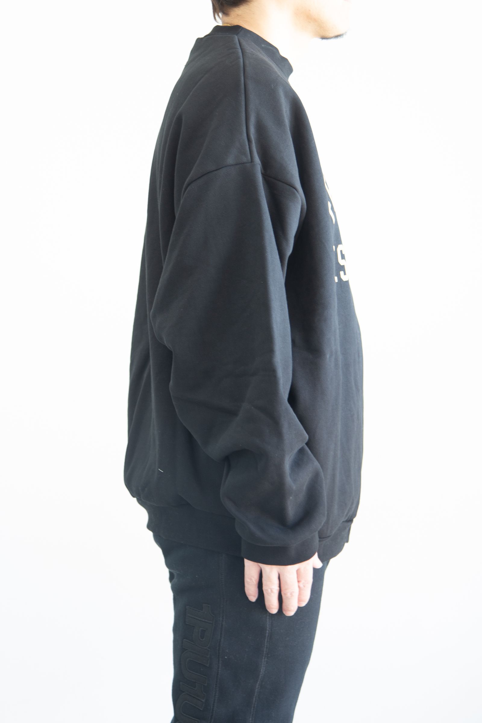 24FW ARCH LOGO CREW SWEAT SHIRTS / ブラック