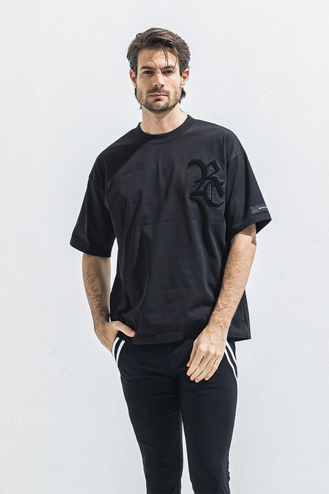 RC OVER  TEE / ブラック×ブラック
