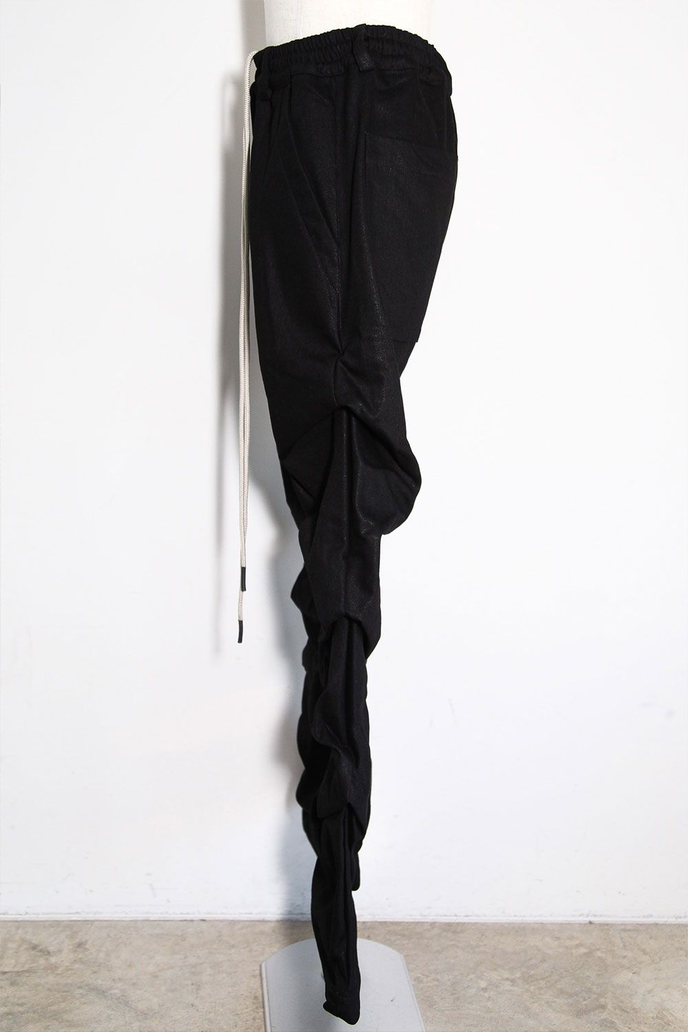 ブーツカットタックパンツ / BOOTS CUT TUCK PANTS / ブラック / ag-8060-2
