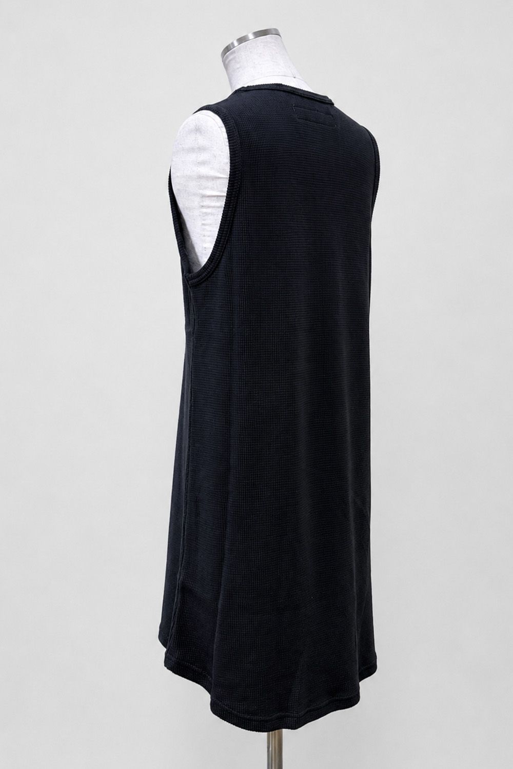 ロング丈ワッフルタンクトップ / Long Length Tank Top / グレー / ag-10096-2
