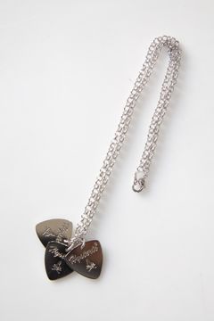 WOMAN ON SKULL PICKネックレス / シルバー