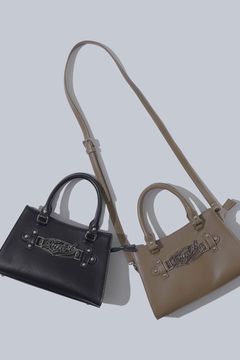 OVAL LOGO BUCKLE 2WAY SHOULDER BAG
