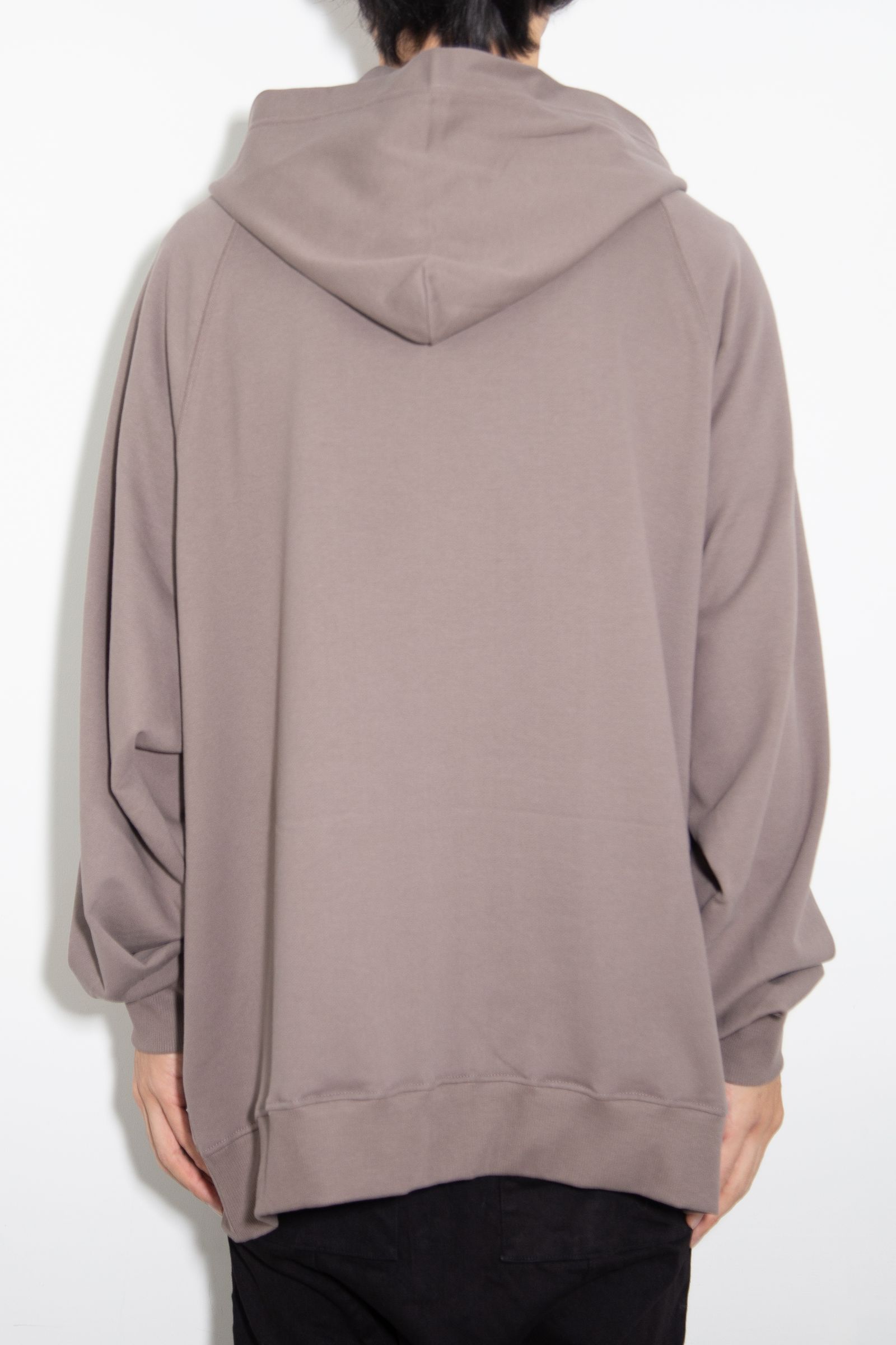 ライトウェイトオーバーサイズパーカー / Light Weight Sweat Hoodie / ブラウン / ag-7040