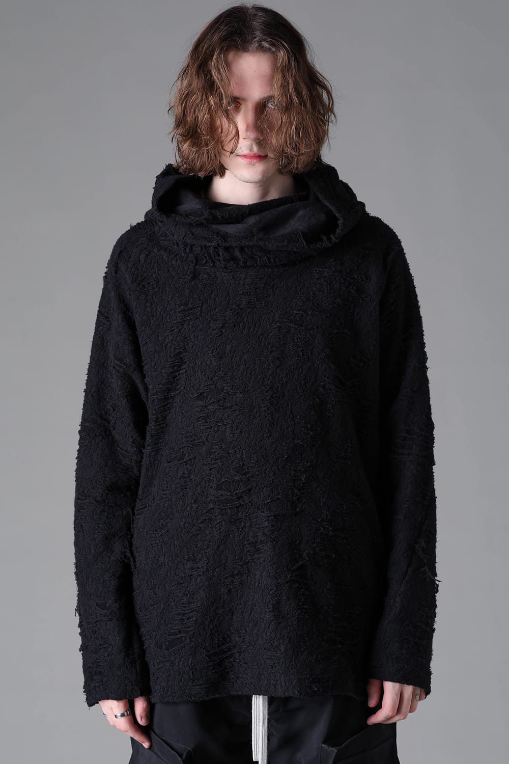 Twisted-Hood Pullover