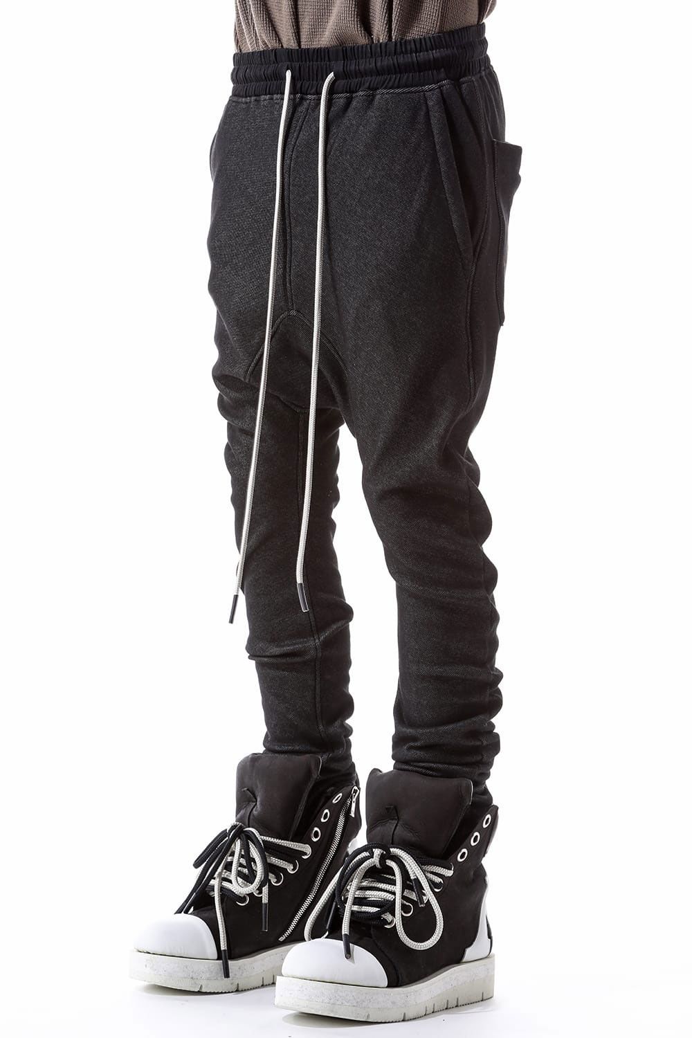 ボンバーヒートサルエルスキニースウェットラストパンツ / Bomber Heat Sarouel Skinny / ブラック / ag-10057
