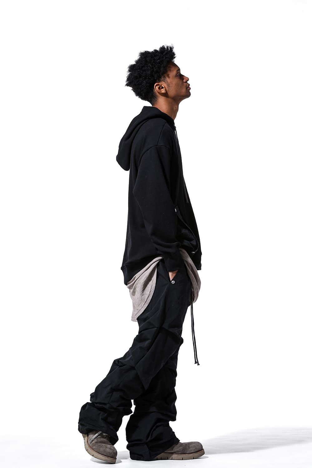 ボンバーヒートミリタリーフーディ / Bomber Heat Millitary Hoodie / ブラック