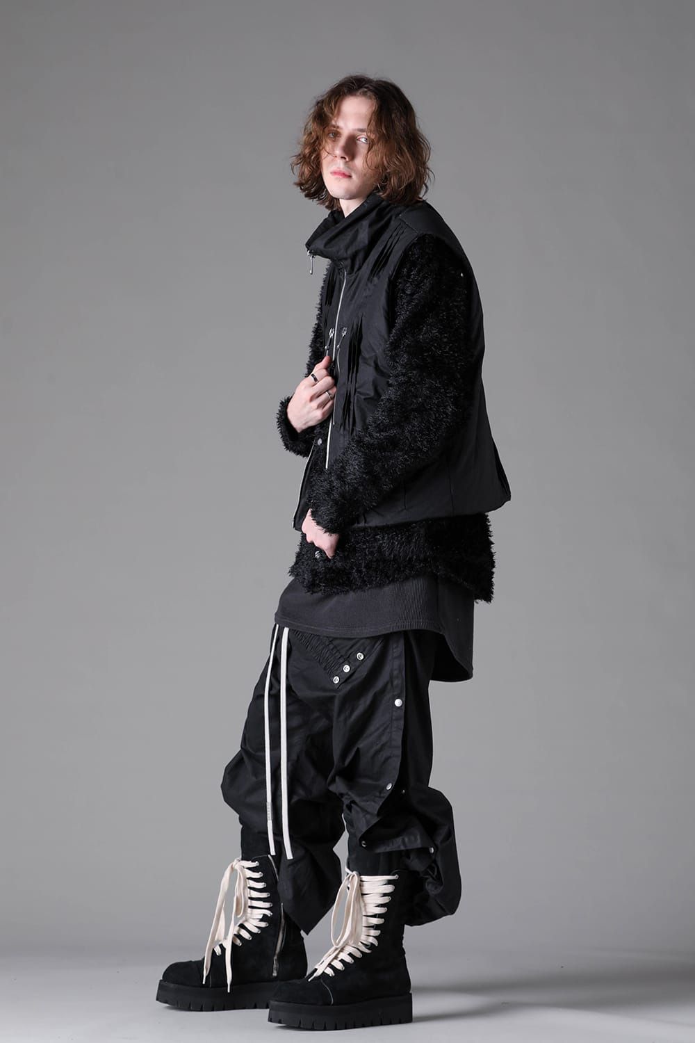 Padded High-Neck Vest