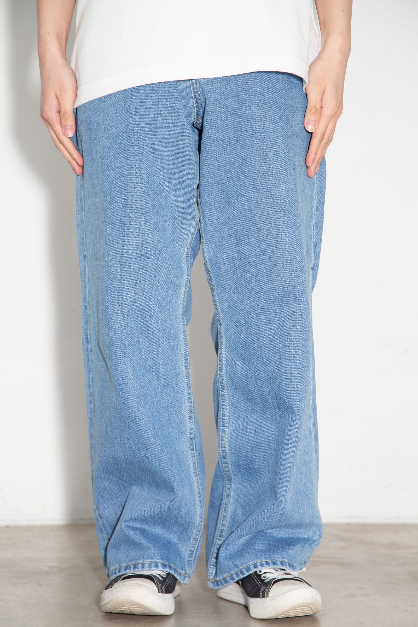 RAGE LOGO DENIM PANTS / ライトインディゴ