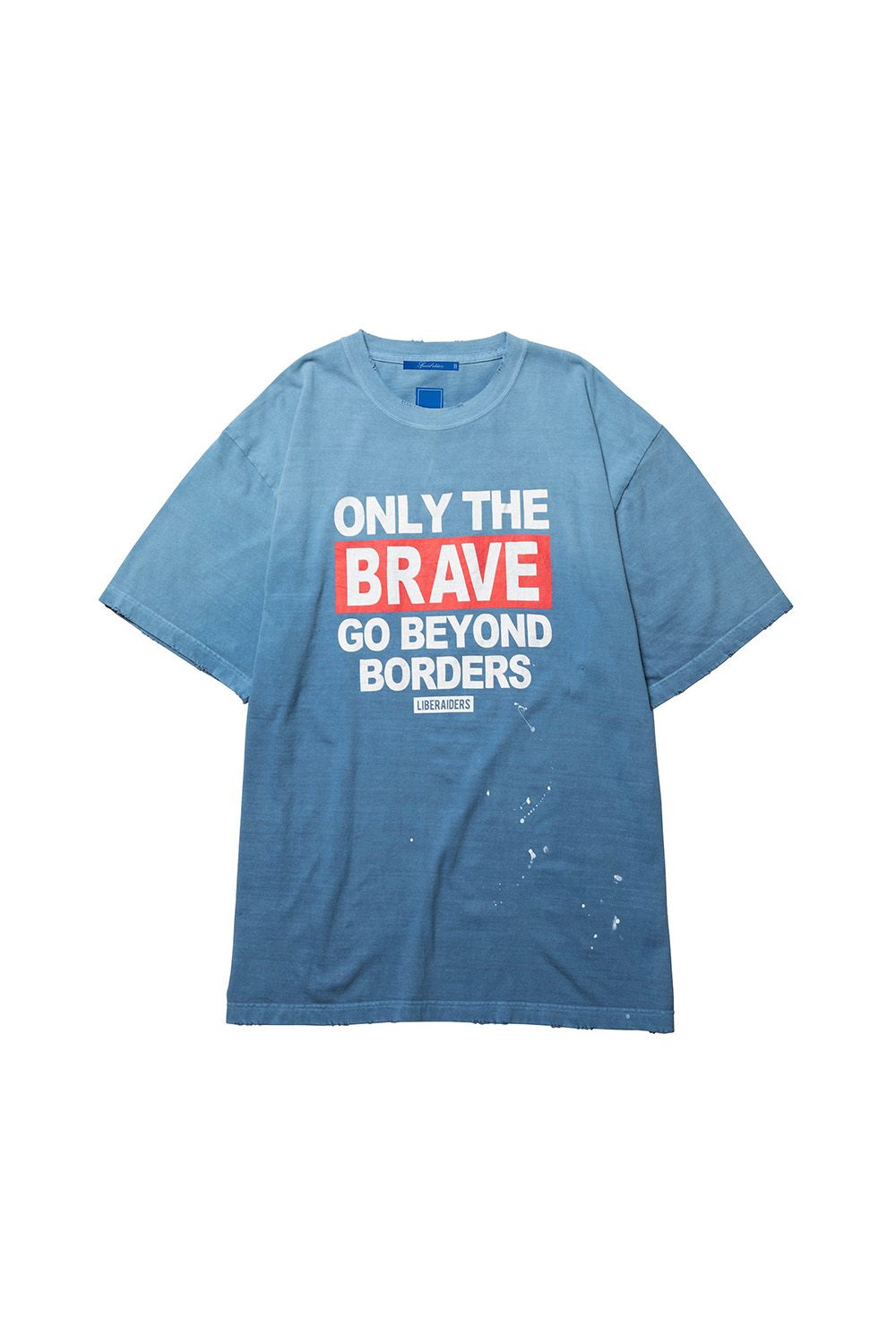 ［ラスト1点 サイズL］FADED BRAVE TEE / ネイビー
