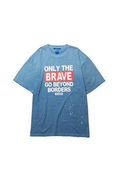 ［ラスト1点 サイズL］FADED BRAVE TEE / ネイビー