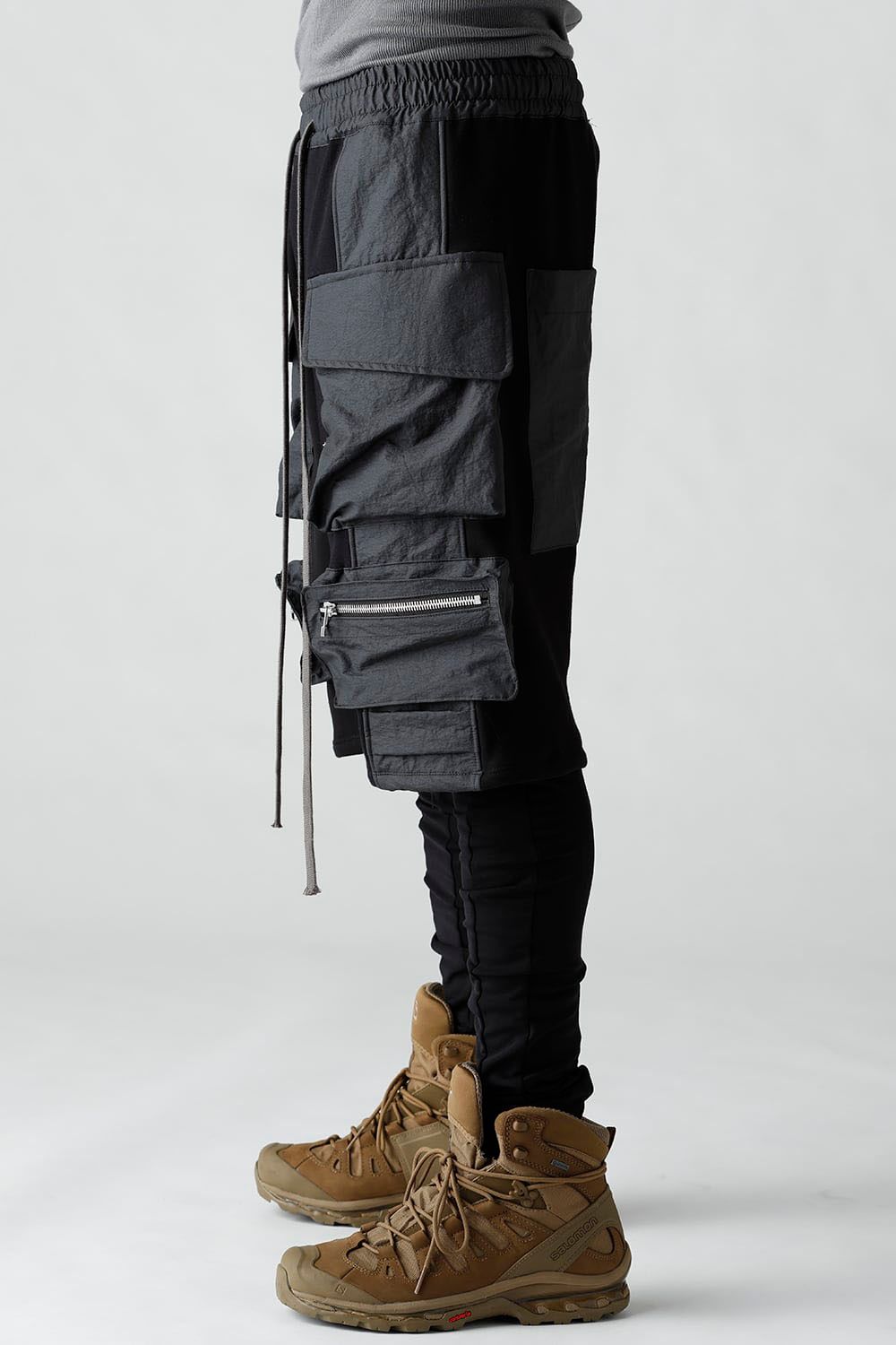 Cargo Sarouel Bomber Heat Shorts / ブラック