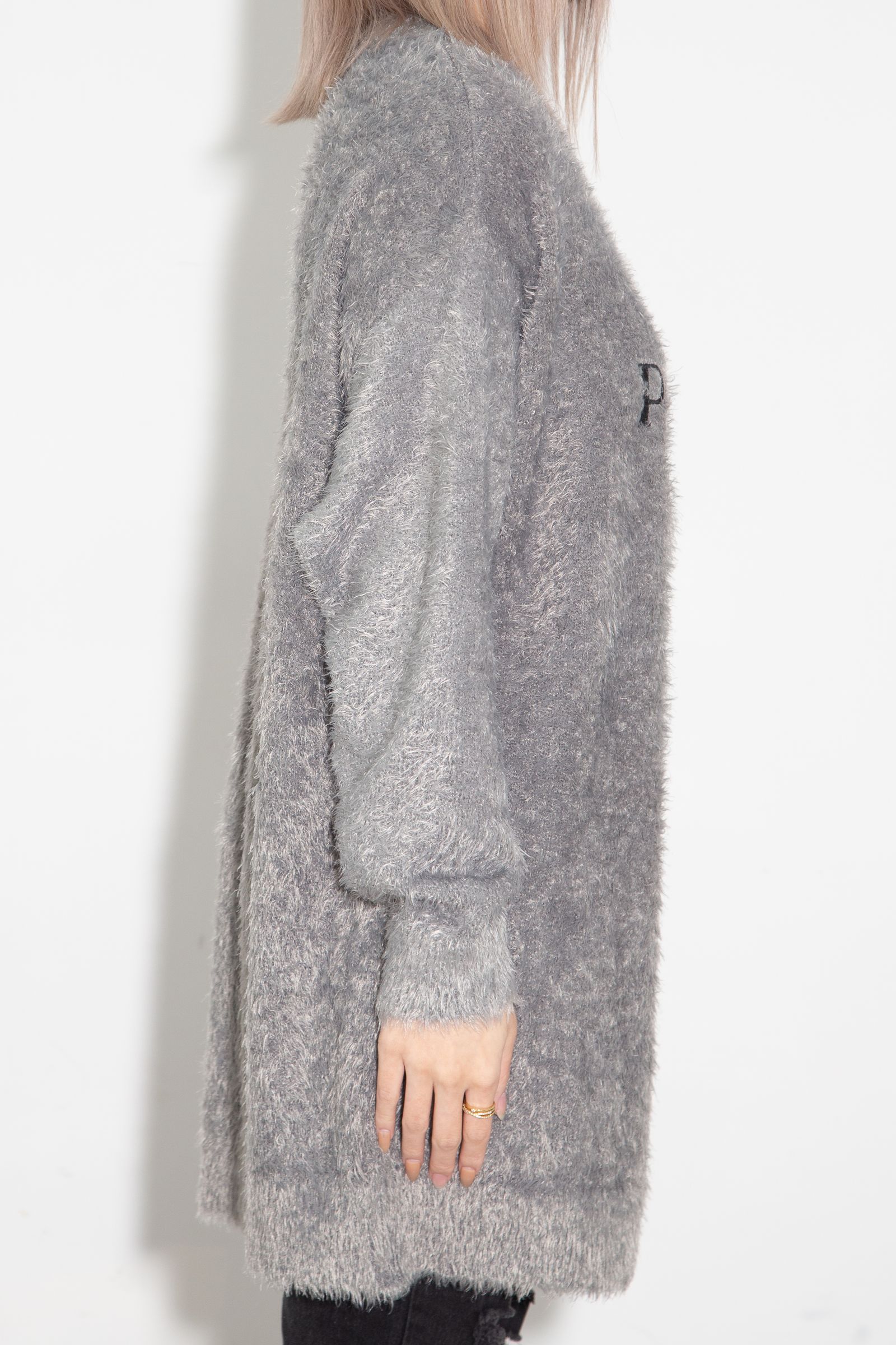 PANDA MANIA刺繍 セーター / グレー