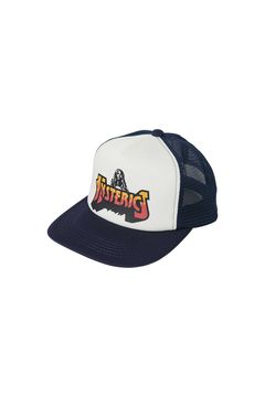 [購入は1人1点まで] BAD ASS FIRE LOGO メッシュキャップ / ネイビー