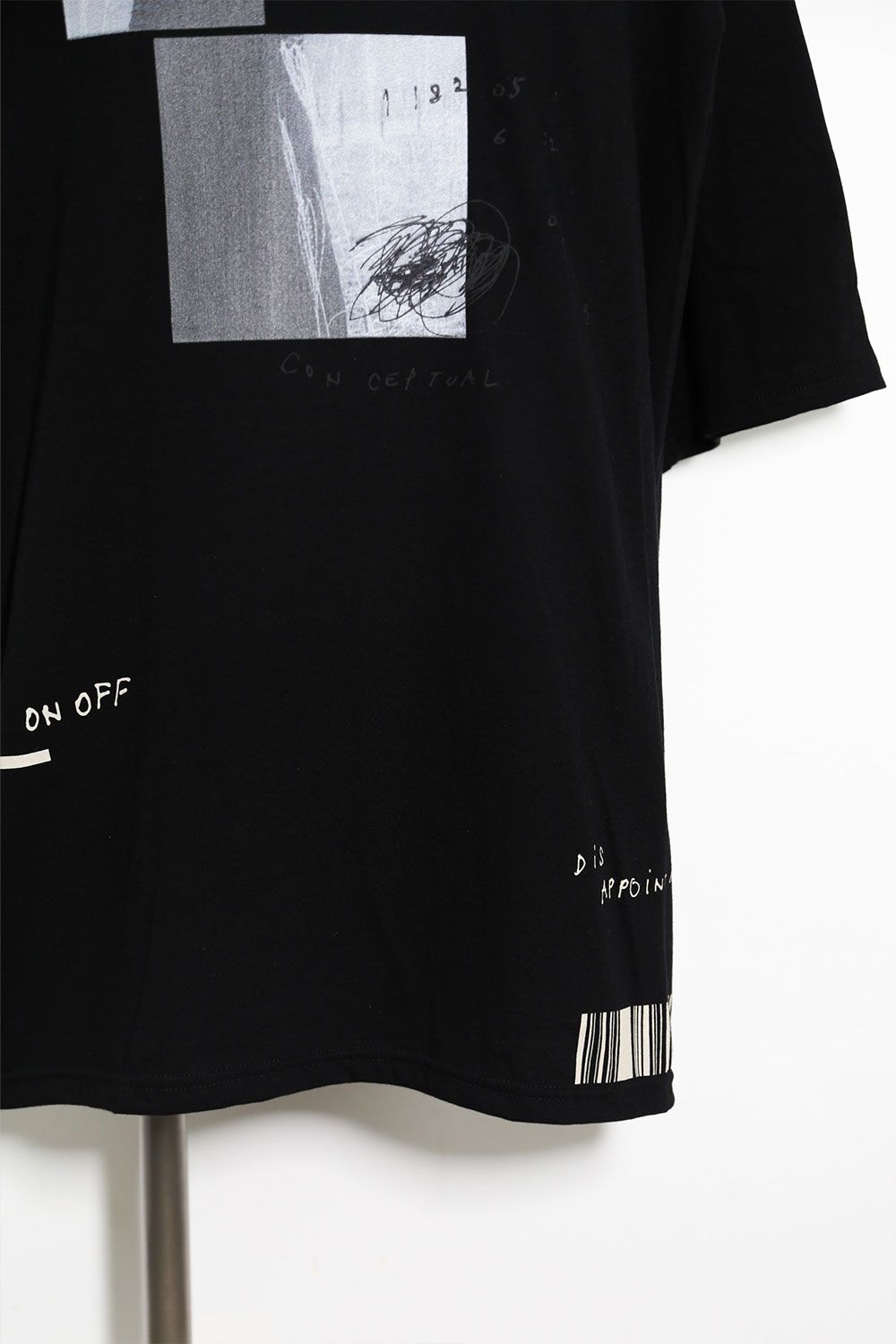 タイプBプリントカットソー / Type B Print T-Shirts / ブラック / ag-7024-2