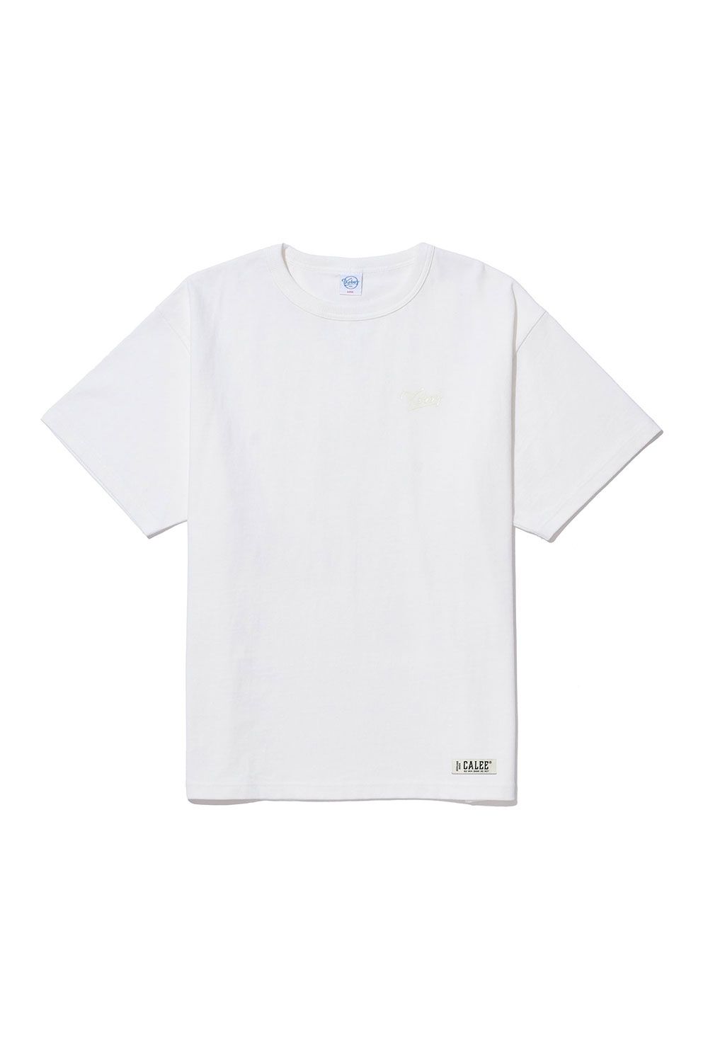 CALEE × KEBOZ BB LOGO S/S TEE / ホワイト