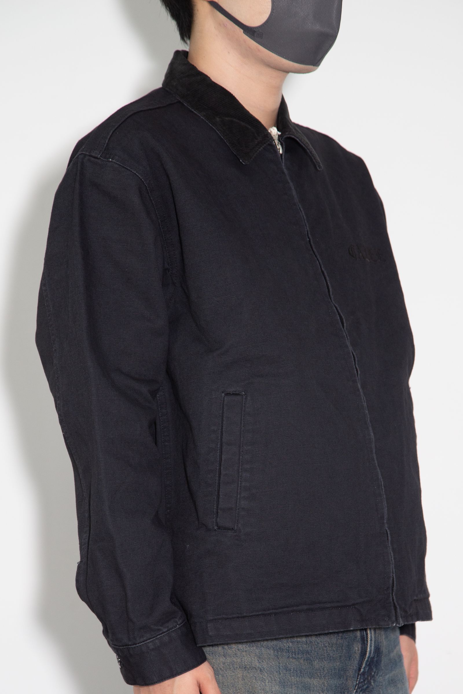 ［ラスト1点 サイズL］VINTAGE REPRODUCT CORDURY COLLAR DUCK JACKET / ブラック