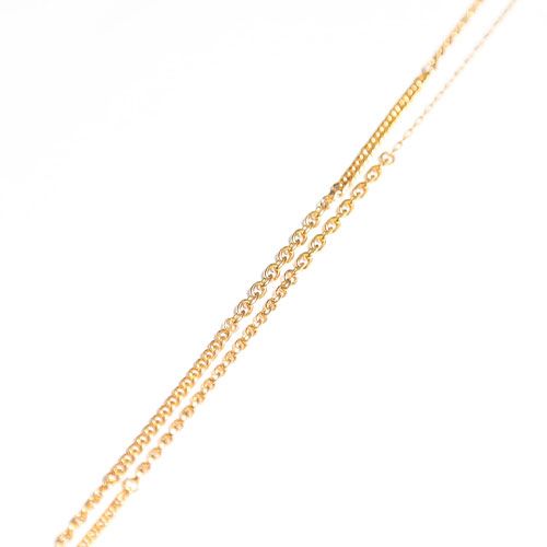 ピンネックレス / B / ゴールド / PIN NECKLACE / B / GOLD