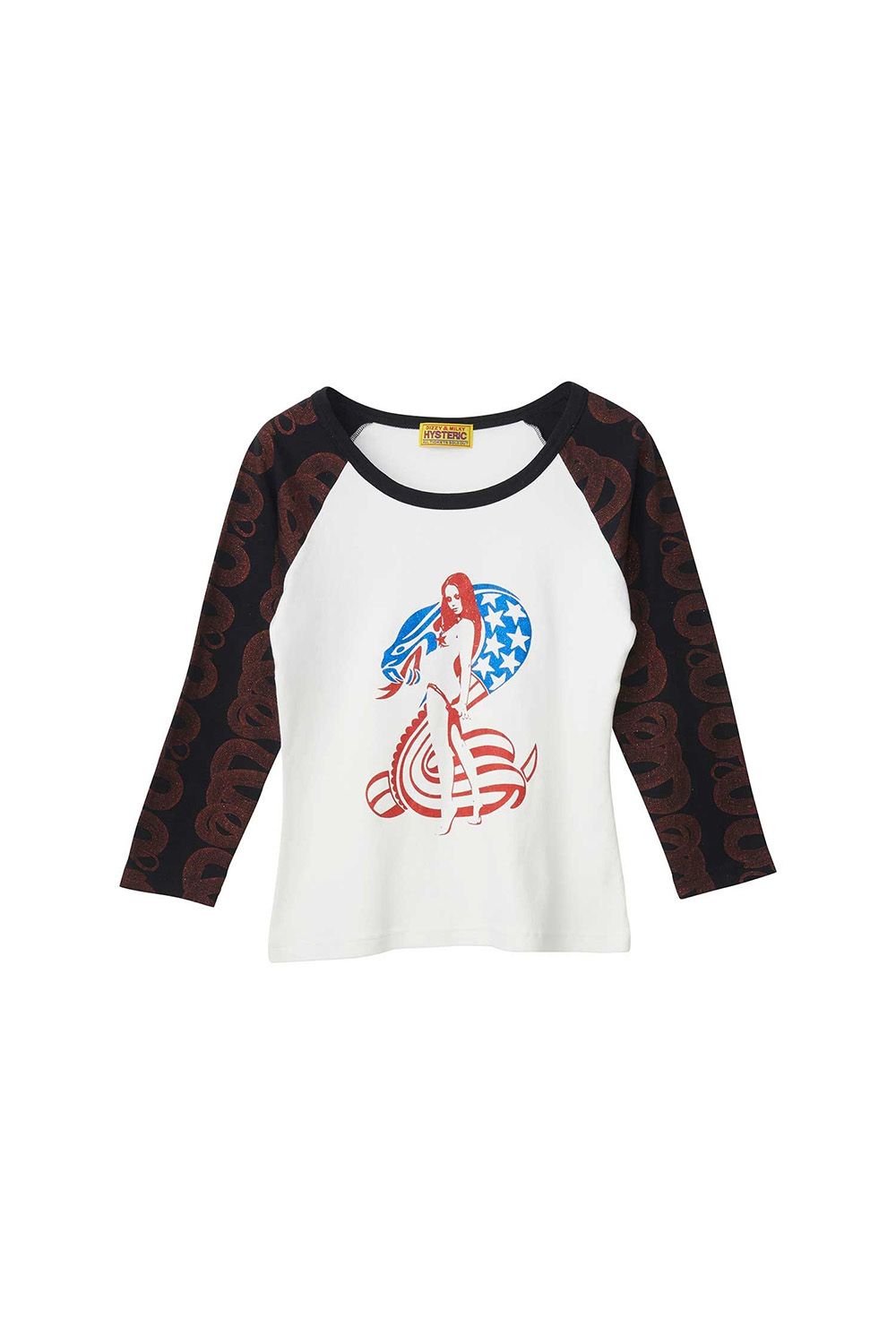COBRA 七分袖チビTシャツ / ホワイト