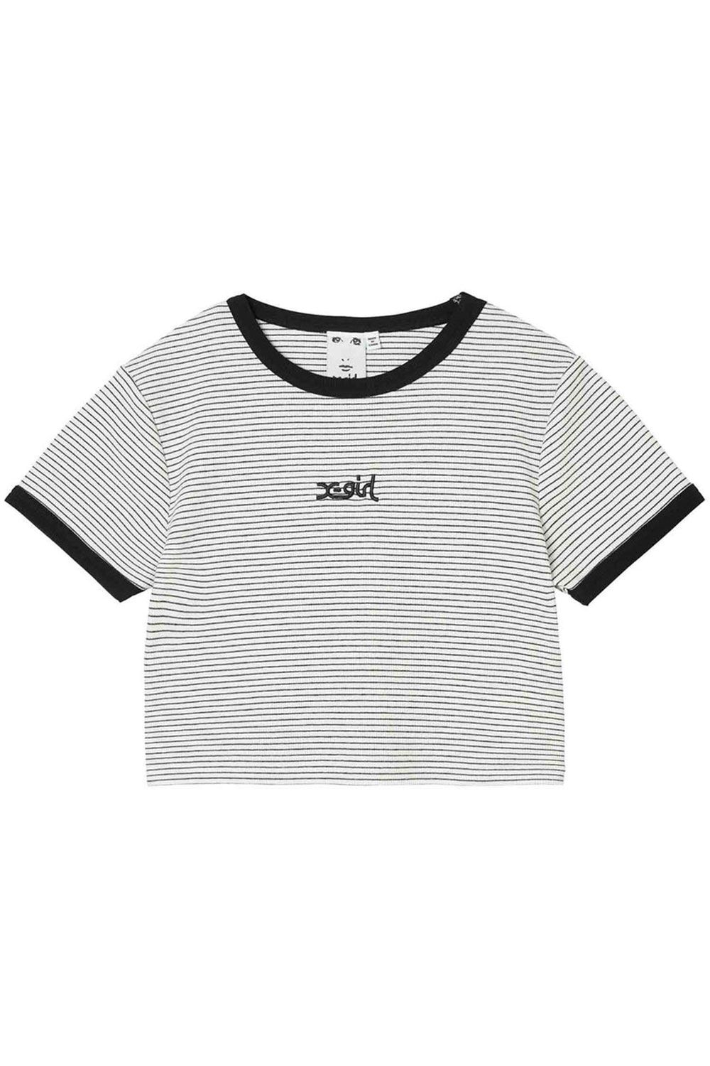 X-girl - MILLS LOGO S/S CROPPED TOP / マルチ | Tempt