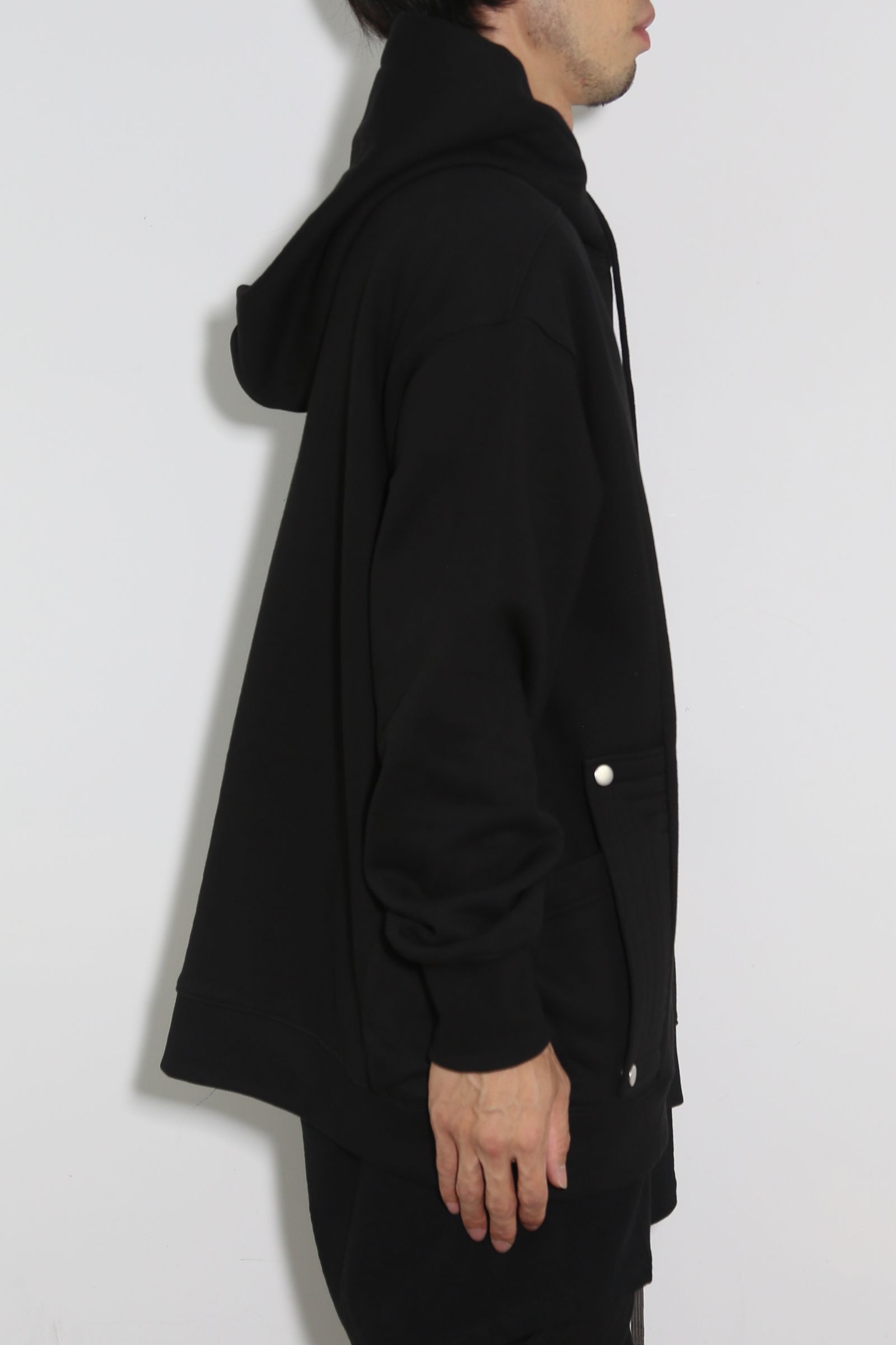 Sweat Millitary Hoodie / ブラック