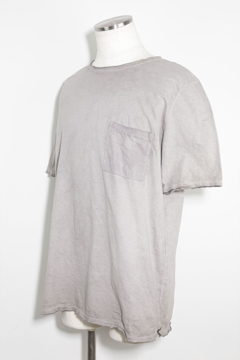コットンオーバーサイズTシャツ / OVERSIZED T-SHIRT / ライトグレー