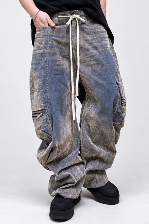 Curve Wide Pants / ベージュ