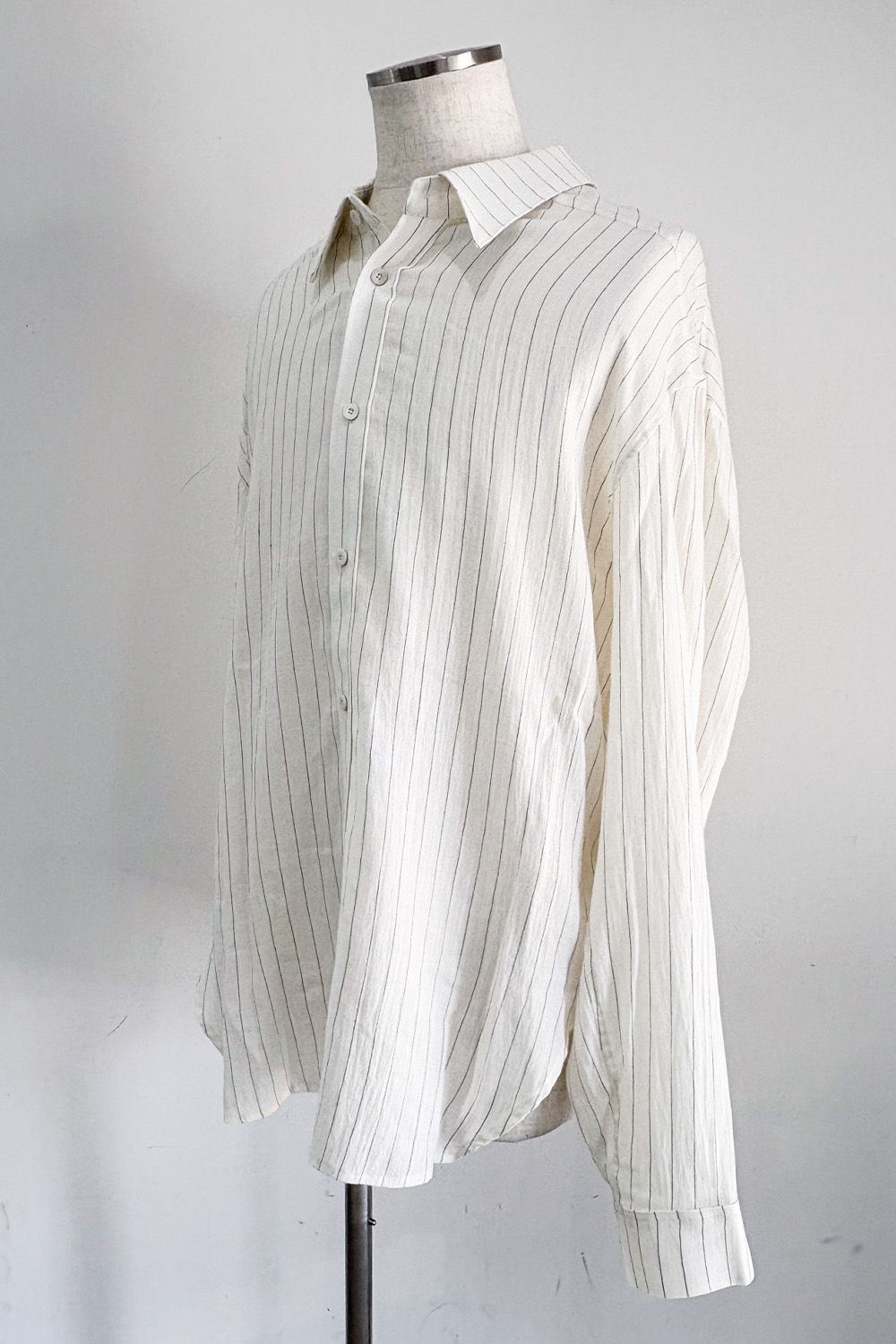 BACK FACE SHIRT / ホワイトストライプ