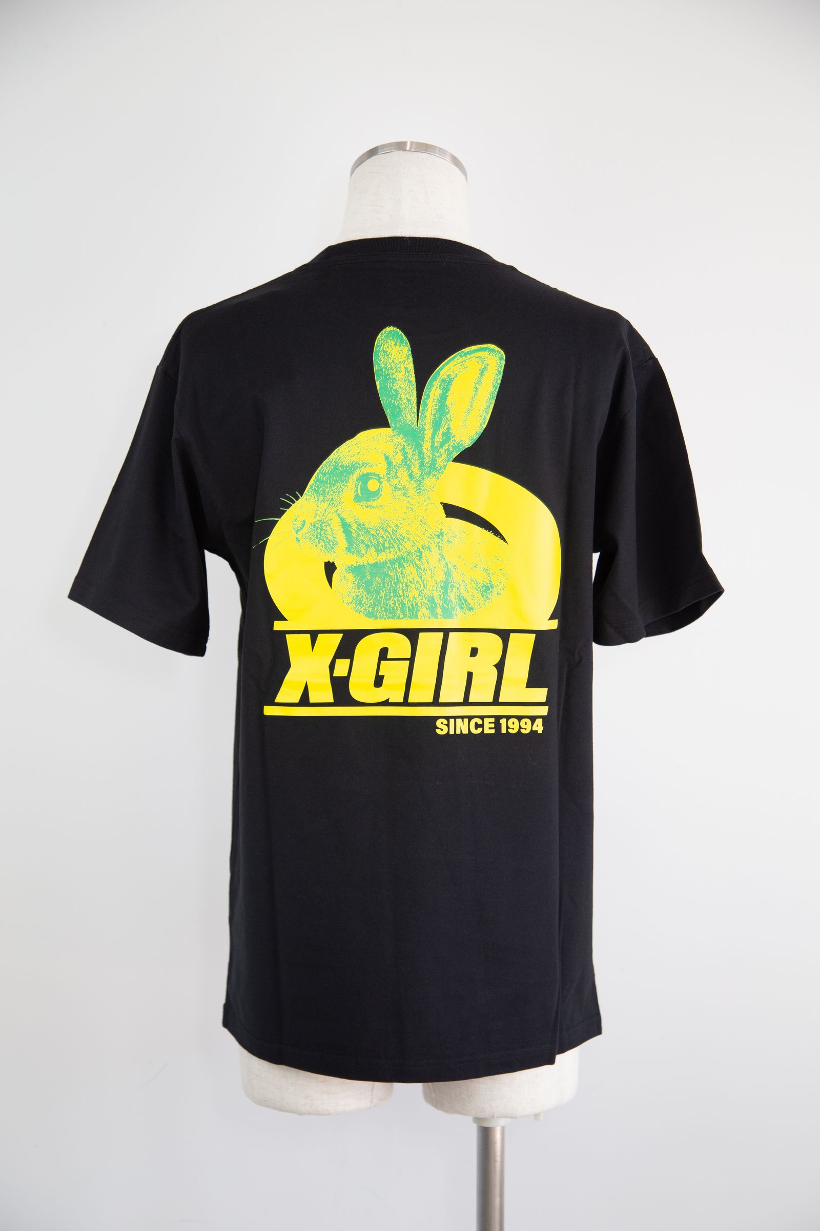 TWO TONE RABBIT S/S TEE / ブラック